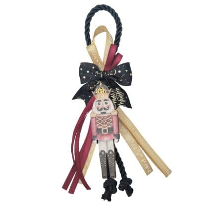 Κρεμαστό Γούρι 2026 - Καρυοθραύστης με μαύρο κορδόνι