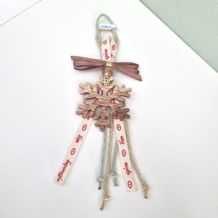 97 Κρεμαστό Γούρι 2026 - Χιονονιφάδα - Image 1