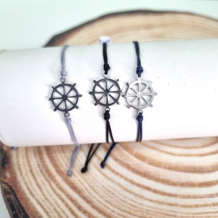 Β113 Βραχιόλι με ατσάλινο τιμόνι - Image 1