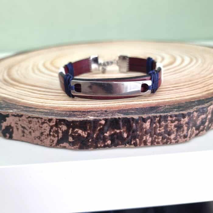 Βραχιόλι με ατσάλινη ταυτότητα - Image 4