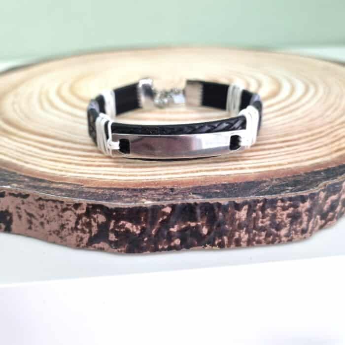 Βραχιόλι με ατσάλινη ταυτότητα - Image 2