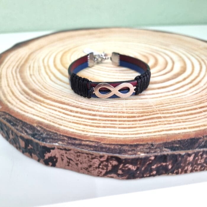 Β126 Βραχιόλι με ατσάλινο άπειρο - Image 1