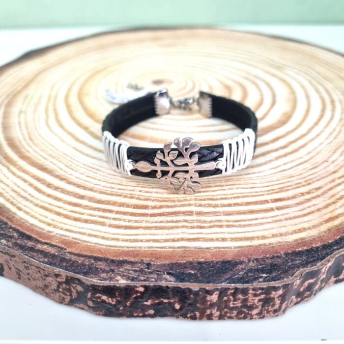 Βραχιόλι με ατσάλινο δέντρο - Image 2