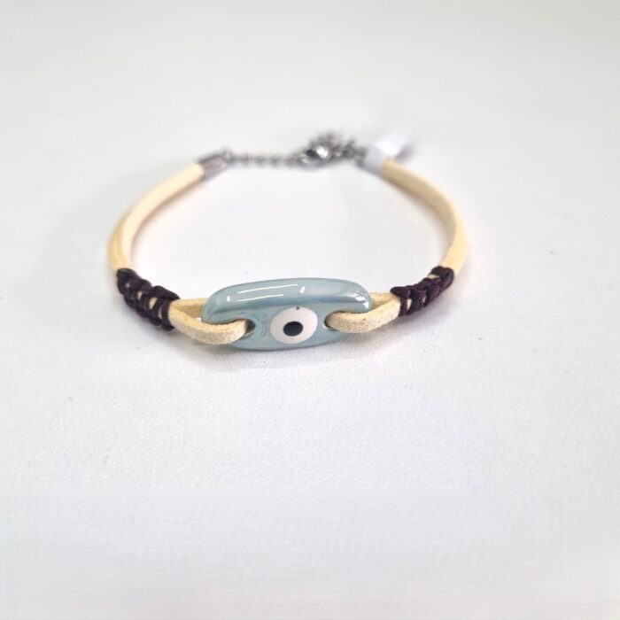 Β149 Βραχιόλι με γαλάζιο μάτι - Image 1