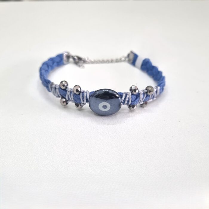 Βραχιόλι με στρόγγυλο μαύρο μάτι - Image 4