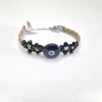 Βραχιόλι με στρόγγυλο μαύρο μάτι - Image 3