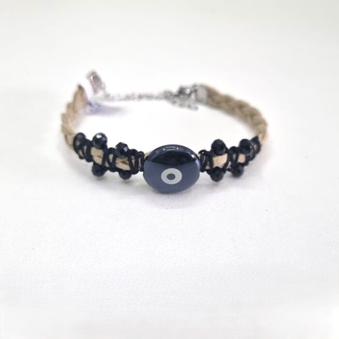 Βραχιόλι με στρόγγυλο μαύρο μάτι - Image 3