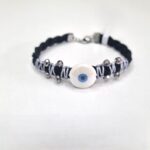 Βραχιόλι με στρόγγυλο άσπρο μάτι - Image 5