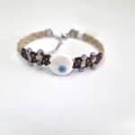 Βραχιόλι με στρόγγυλο άσπρο μάτι - Image 4