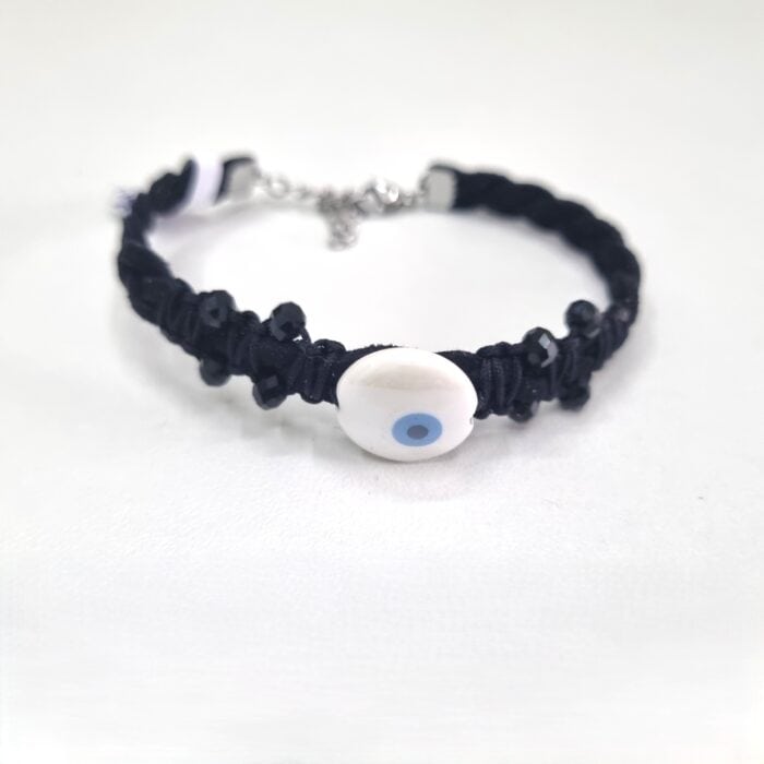 Βραχιόλι με στρόγγυλο άσπρο μάτι - Image 3