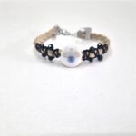 Βραχιόλι με στρόγγυλο άσπρο μάτι - Image 2