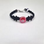 Βραχιόλι με στρόγγυλο κόκκινο μάτι