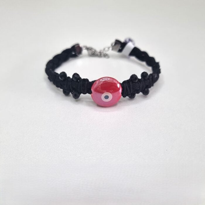 Β167 Βραχιόλι με στρόγγυλο κόκκινο μάτι - Image 1