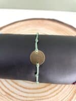 Βραχιόλι με χρυσό ατσάλινο φλουρί - Image 3