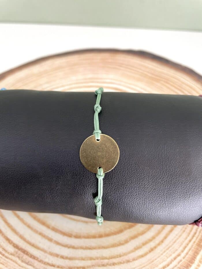 Βραχιόλι με χρυσό ατσάλινο φλουρί - Image 3