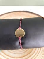 Βραχιόλι με χρυσό ατσάλινο φλουρί - Image 4