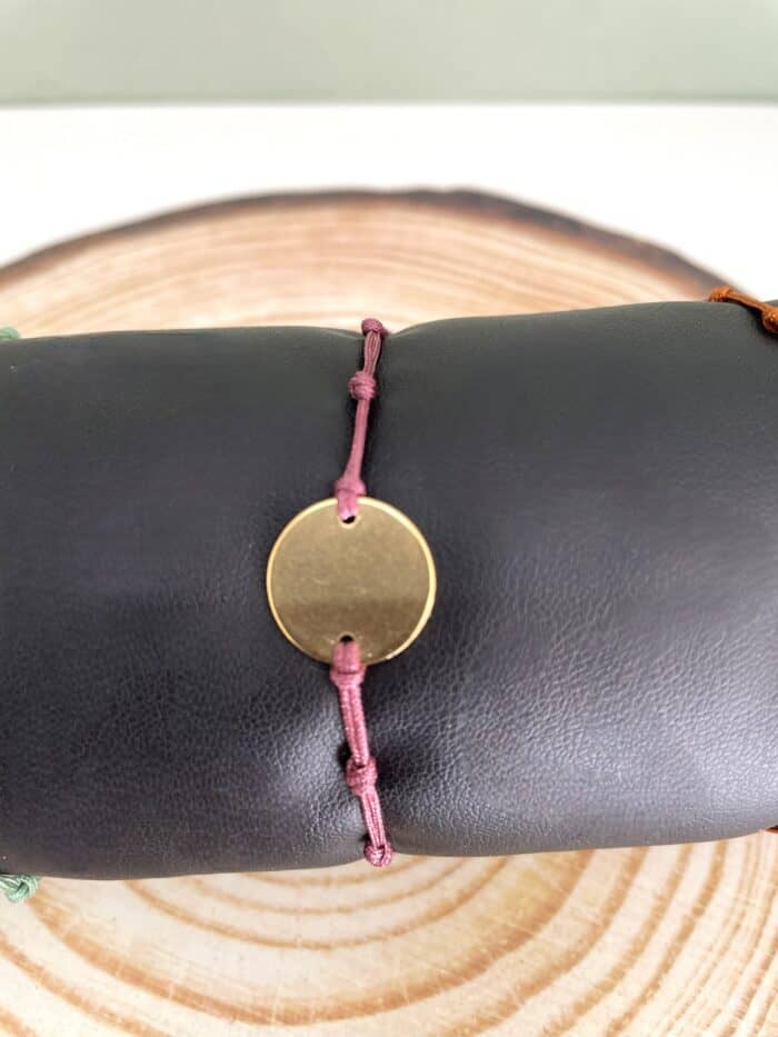 Βραχιόλι με χρυσό ατσάλινο φλουρί - Image 4