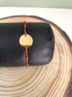 Βραχιόλι με χρυσό ατσάλινο φλουρί - Image 5