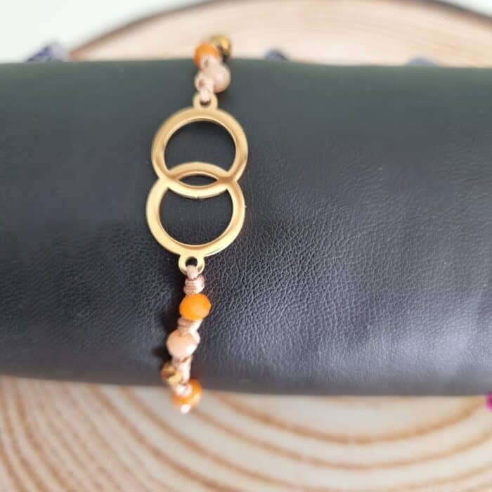 Βραχιόλι με κρίκους από ατσάλι - Image 1