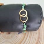 Βραχιόλι με κρίκους από ατσάλι - Image 2