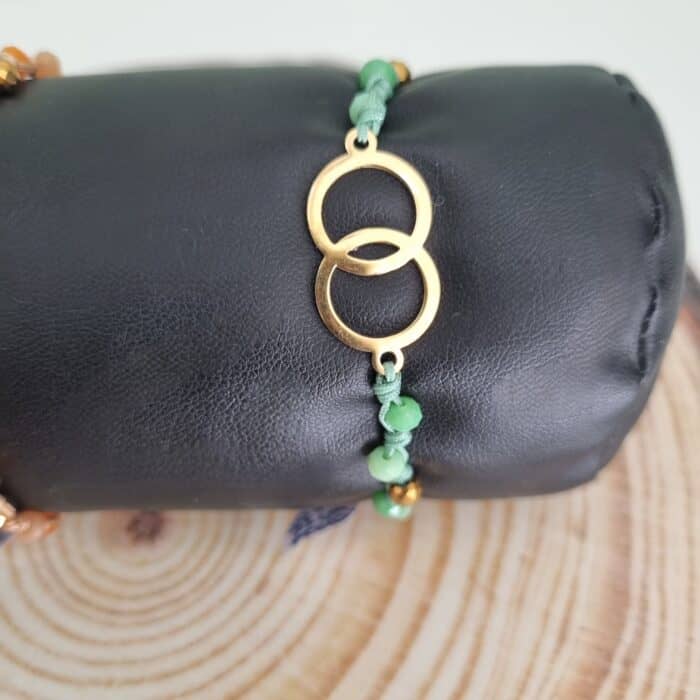 Βραχιόλι με κρίκους από ατσάλι - Image 2