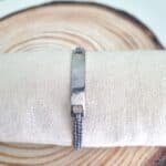 Βραχιόλι με ταυτότητα από ατσάλι - Image 2