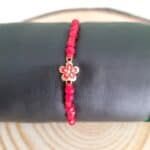 Βραχιόλι με ατσάλινο λουλούδι - Image 3