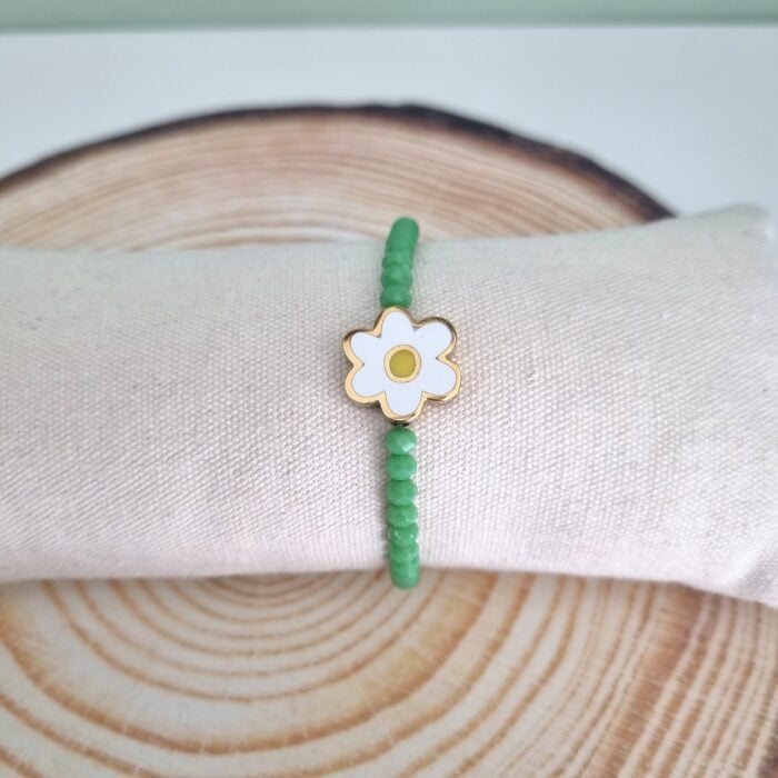 Βραχιόλι με ατσάλινη μαργαρίτα - Image 2