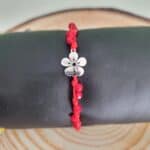 Βραχιόλι με ατσάλινο λουλούδι - Image 3