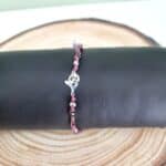 Βραχιόλι με ατσάλινο τριανταφυλλάκι - Image 2