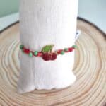 Βραχιόλι κερασάκια από ατσάλι