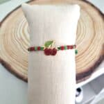 Βραχιόλι κερασάκια από ατσάλι - Image 2